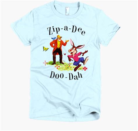 Zip A Dee Doo Dah T Shirt Disney Shirt Splash Mountain Etsy