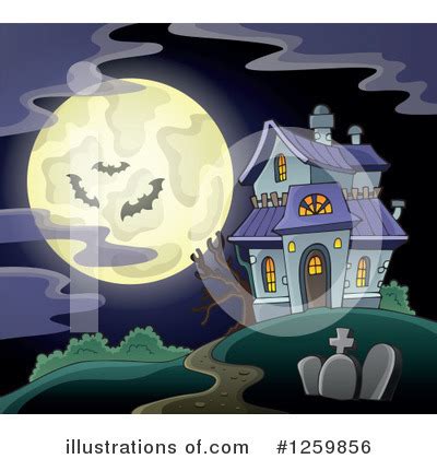 Haunted House Clipart #230243 - Illustration by visekart