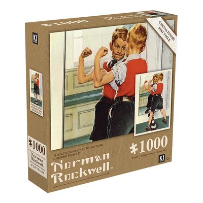 Ki Casse T Te Fini Toile Norman Rockwell L Homme Muscl