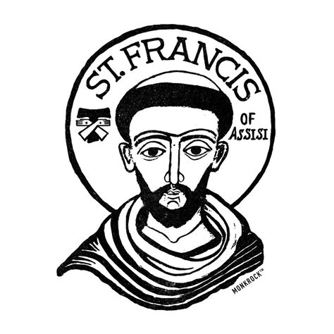 St Francis Of Assisi Sketch At Explore Collection