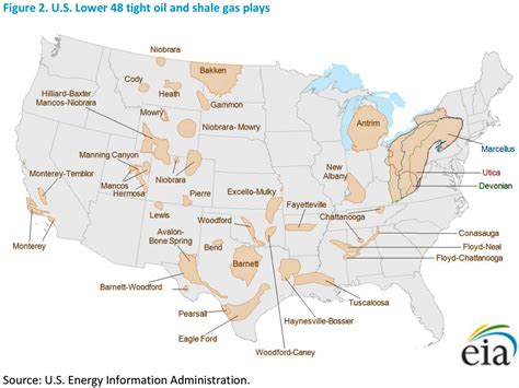 Map US Oil And Shale Gas Plays Business Insider