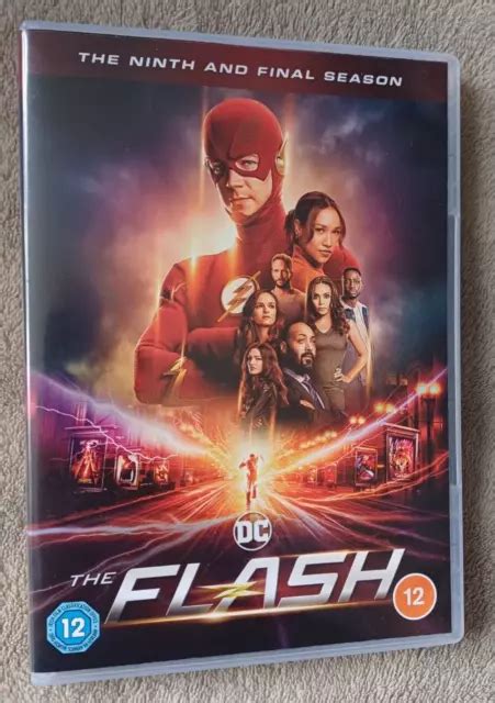 The Flash Complete Season 9 Final Series Ninth Region 2 Uk Dvd Box