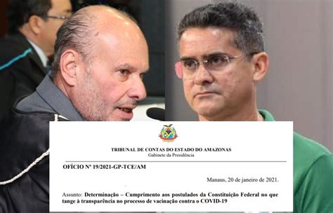 Urgente Presidente Do TCE AM Determina Que David Almeida Desista De