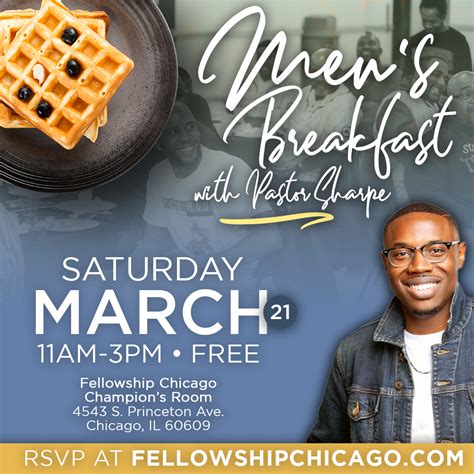 Men S Breakfast With Pastor Sharpe Fellowship Chicago