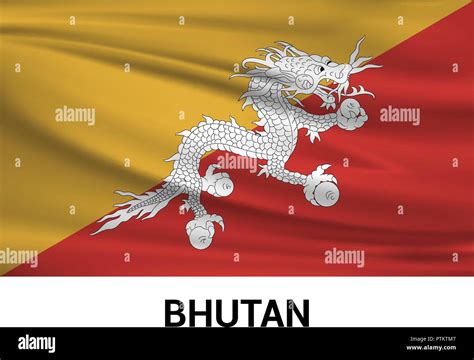 Bhutan flag design vector Stock Vector Image & Art - Alamy