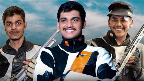 Indian Mens 10m Air Rifle Team Strikes Gold Securing Historic Win At