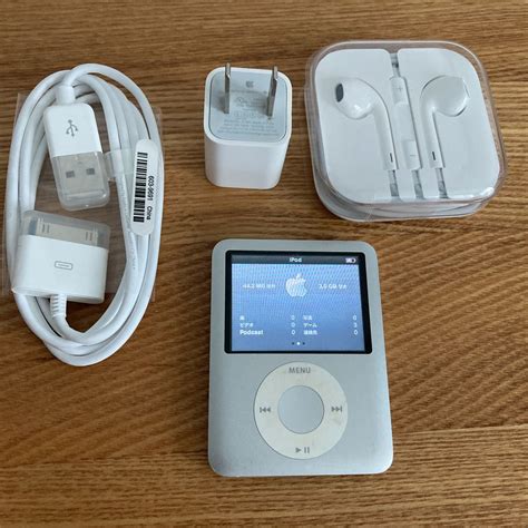 Yahooオークション Ipod Nano 4gb 第3世代 シルバー A1236 動作品