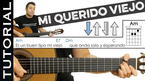 Como Tocar Mi Querido Viejo De PIERO En Guitarra FACIL Tutorial