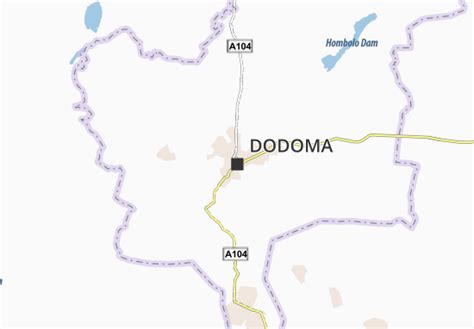 MICHELIN Dodoma map - ViaMichelin