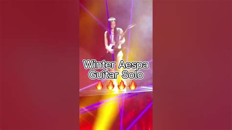 Winter Aespa Guitar Solo Aespa Kpop Winter Youtube