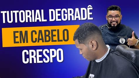 Como fazer Degradê no cabelo crespo Pro dia a dia fácil e rápido