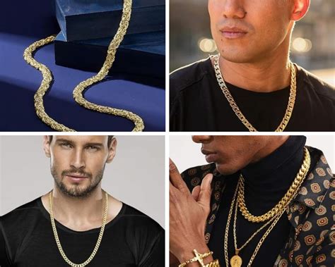 Gold Necklace For Men Why Should Girls Have All The Bling