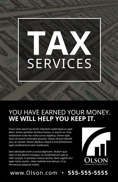 Clean Tax Service Poster Template Mycreativeshop