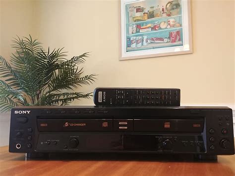 Sony RCD W500C CD Player And CD Recorder With Remote Reverb Canada