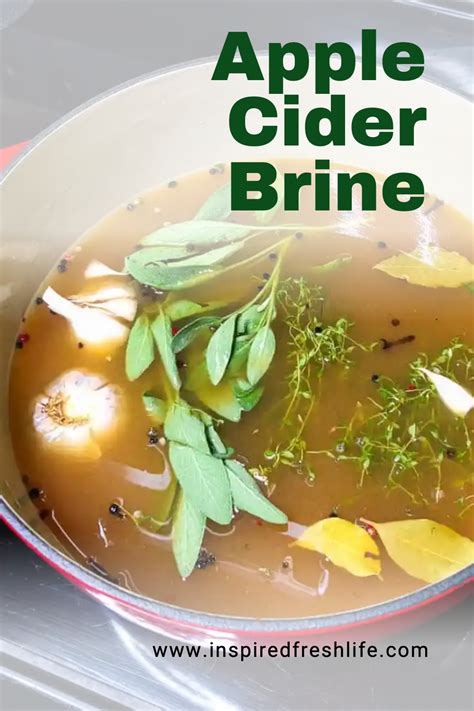 Apple Cider Brine for Juicy Pork, Chicken, and Turkey