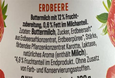 Frucht Butter Milch Erdbeere Fett M Ller