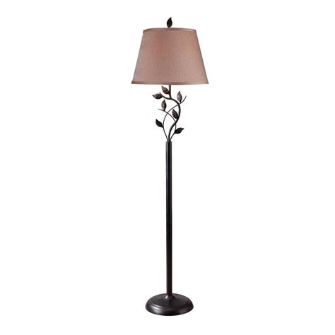 Shop Kenroy Home Ashlen 5875 In Oil Rubbed Bronze 3 Way Floor Lamp