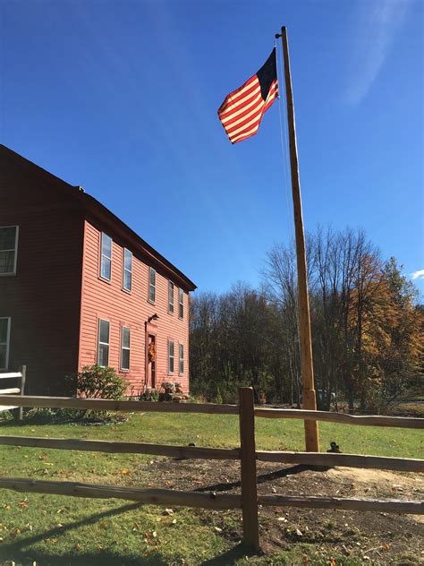 diy wooden flag pole - Mel Cromer