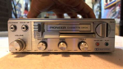 Vintage Pioneer Kp G Tape Deck Classic Youtube