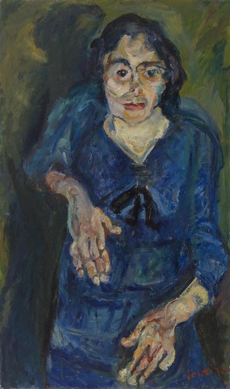 La Femme En Bleu Soutine Huile Sur Toile X Cm Flickr