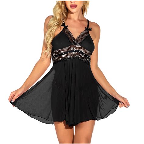 Odeerbi Women S Lingerie Dress Set Babydoll 2024 Valentine S Day Sexy Plus Size Lingerie Lace