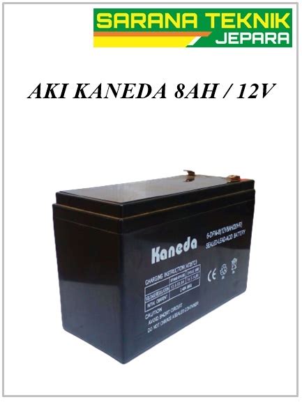 Aki Kering Sprayer Elektrik 12V 8AH KANEDA Baterai Aki Accu Kering