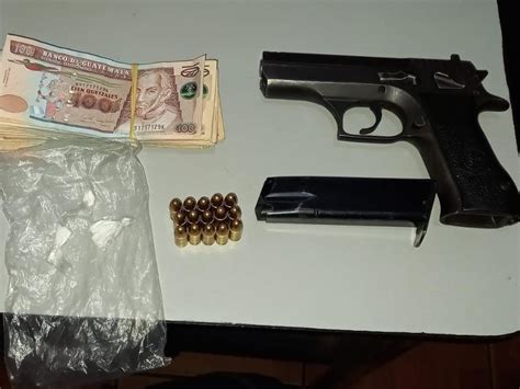 Detienen A Hombre Con Arma Ilegal Y Drogas