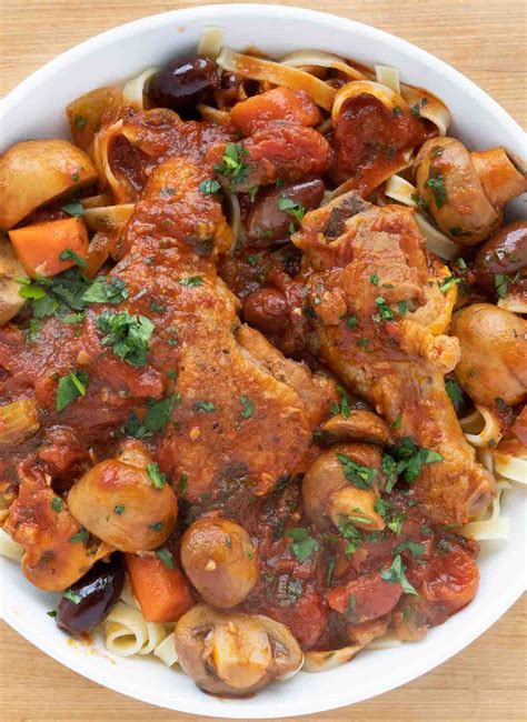 Easy Chicken Cacciatore Recipe Chef Dennis