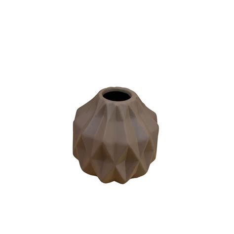 Mini Vaso Geometrico Nude Fosco Lembrança Chique