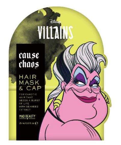 Disney Villains Ursula Hair Mask And Cap By Mad Beauty Themed Decorations