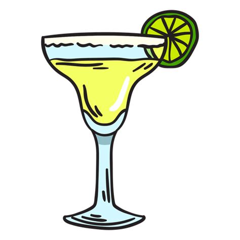 Margarita Beverage Illustration Transparent PNG SVG Vector File