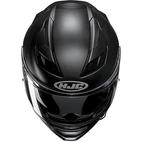 HJC Motorrad Helm XL F71 Solid Fiberglas Integralhelm Schwarz Matt