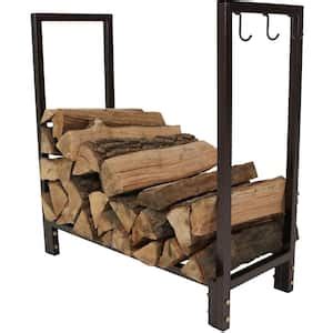 Shelter Deluxe Medium Log Rack Cover Slrcd M The Home Depot