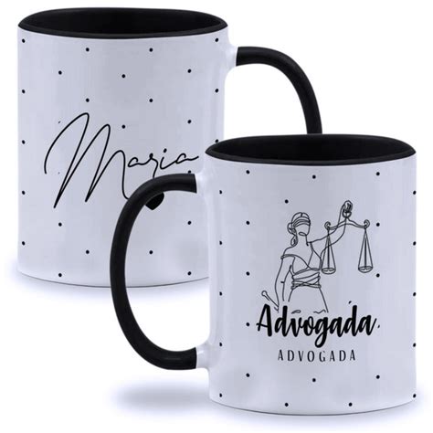 Arte Digital Caneca Profissão Direito Advogada Elo7