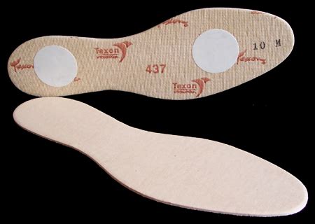 Texon Fiberboard Insoles for shoes $6.95 per pair