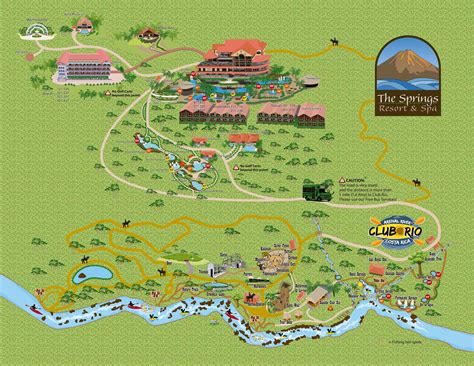 Resort Map | The Springs Resort & Spa | Costa Rica