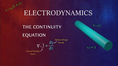 Electrodynamics Iii The Continuity Equation Non Steady Current Mrk Physics Youtube