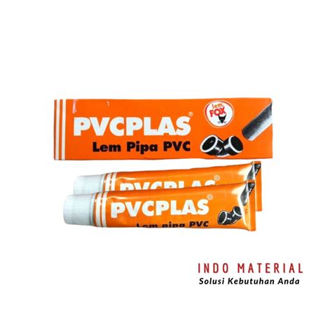 Lem Odol Fox PVCPlas Tube 35 Gr Perekat Pipa PVC Paralon Ekonomis