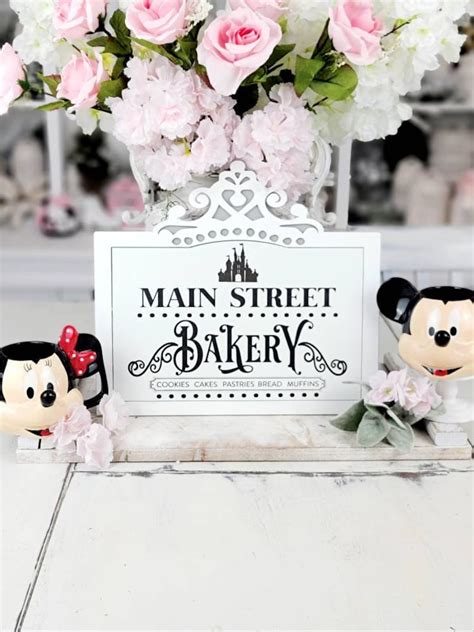 Main Street Bakery Sign Disney Main Street Sign Mickey And Etsy