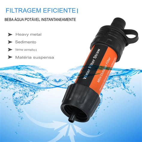 Filtro De Água Portátil - Filtro de Água Portátil 5000L - Água Potável em Qualquer Emergência!