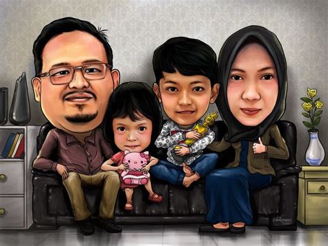 Karikatur Keluarga Karikatur Keluarga Gambar