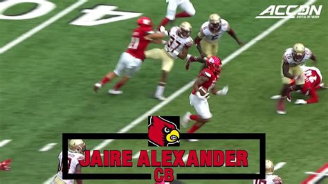 Jaire Alexander Nfl Draft Tape Louisville Cb Video Dailymotion