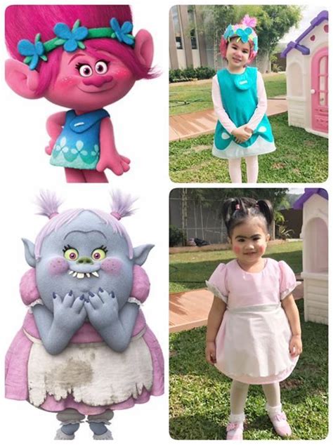 #poppy #bridget #trolls Troll Halloween Costume, Family Halloween Costumes, Halloween 2017 ...