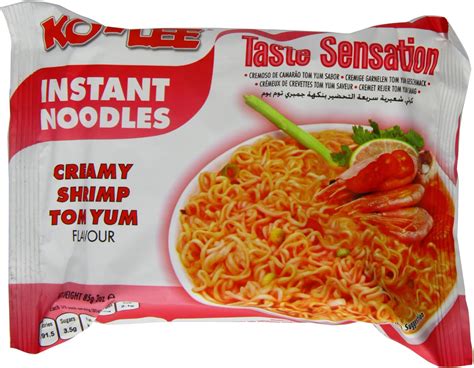 Kolee Taste Sensation Instant Noodles Creamy Shrimp Tomyum Flavour Pack Of 30 Uk