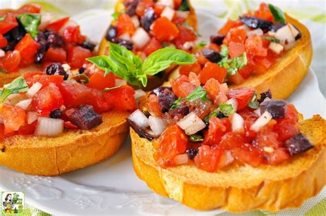 Tomato Bruschetta Appetizer Recipe This Mama Cooks On A Diet