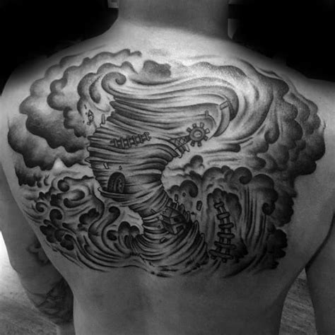 40 Tornado Tattoo Designs For Men - Cool Cyclone Ink Ideas