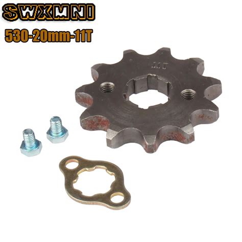 Front Engine Sprocket 530 11t Teeth 20mm For 530 Chain With Retainer