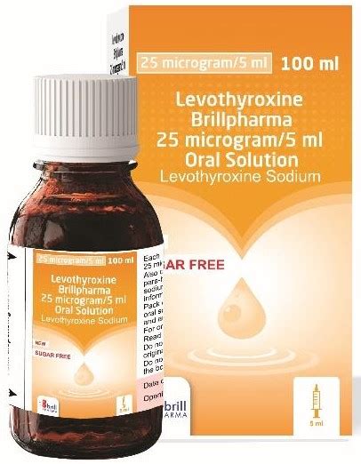 Levothyroxine Brillpharma Oral Solution Brillpharma