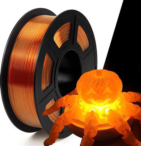 IEMAI PETG 3D Printer Filament Transparent Orange PETG Filament 1 75mm