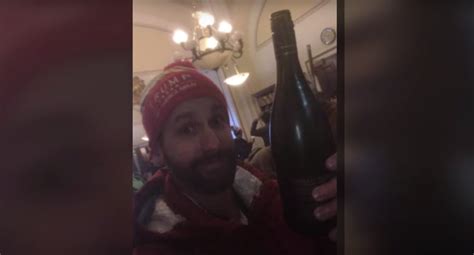 A New Hampshire Man Told A Local Tv Station About How He Chugged Wine During The Capitol Riot